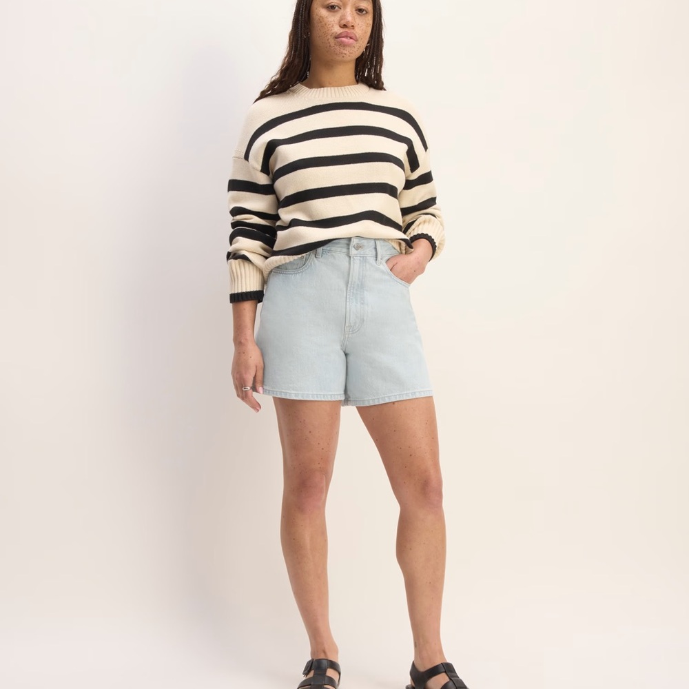 The A-Line Denim Short